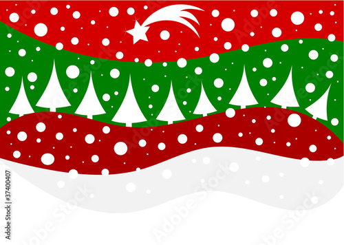 Christmas winter background