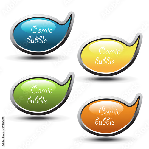 Vector speech bubbles