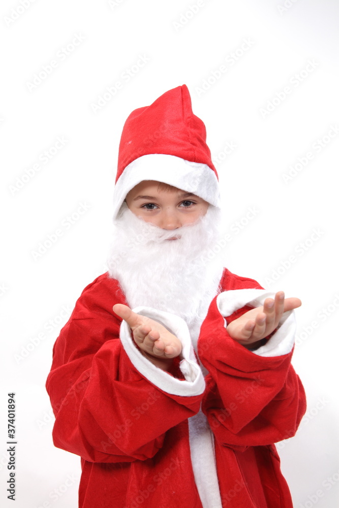 Kind als Weihnachtsmann Kind als Weihnachtsmann