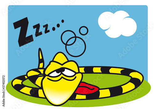 serpent ver dormir dodo rêver sommeil