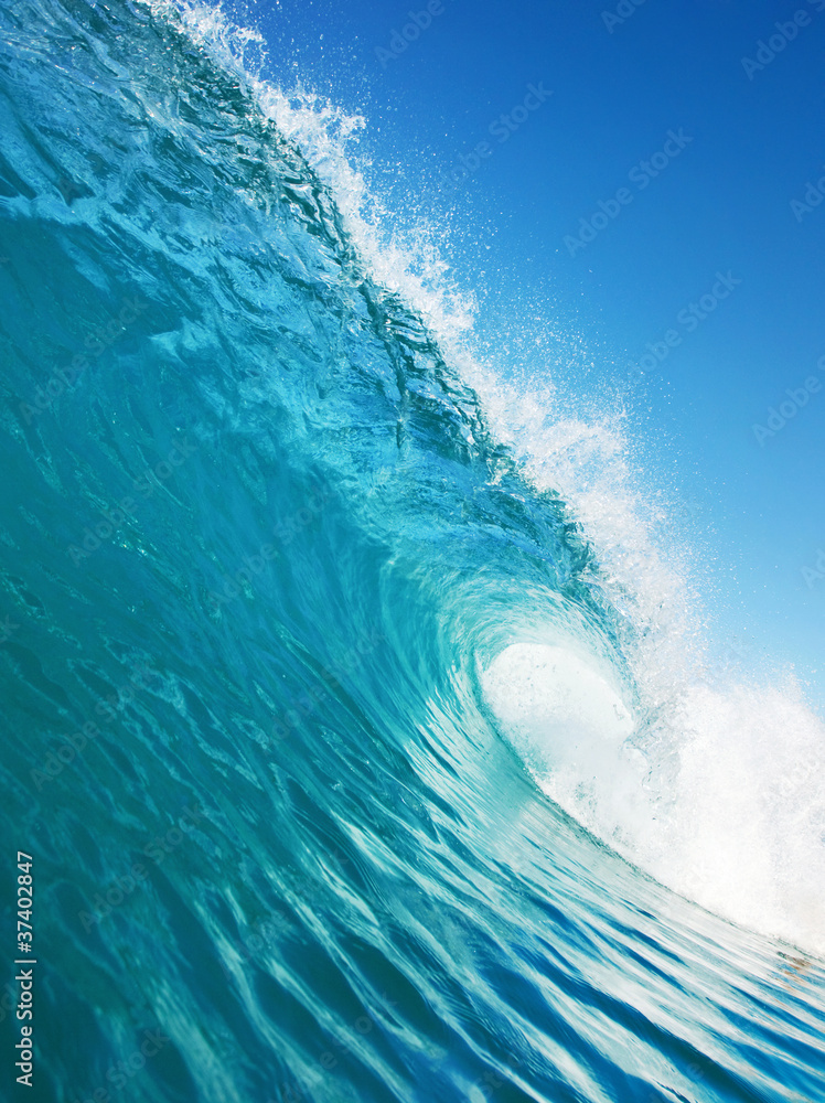 Obraz premium Blue Ocean Wave