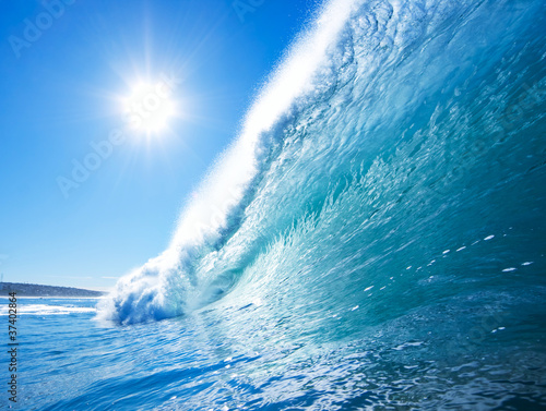 Blue Ocean Wave