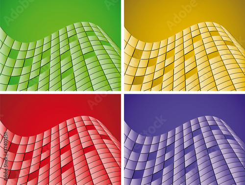 A set of abstract geometric background