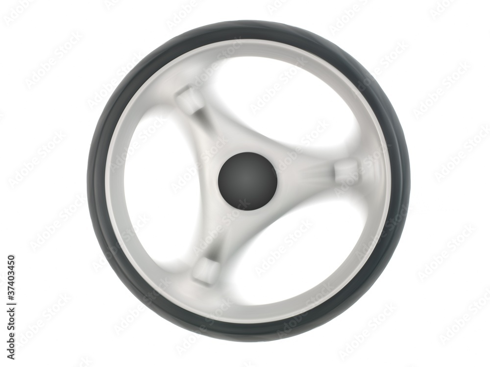 Plastic wheel