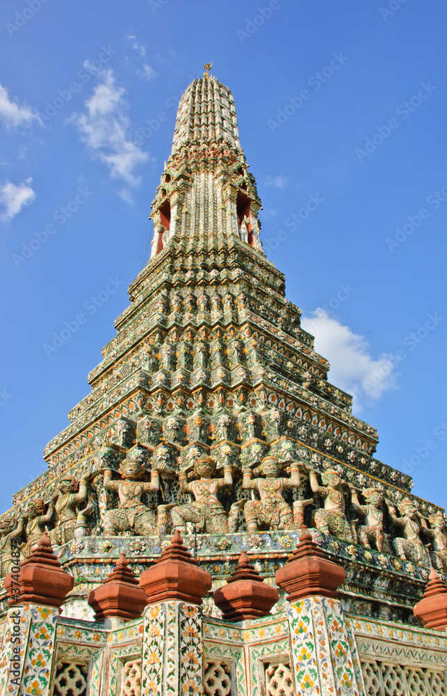 Pagoda of Wat Arun, Bangkok, Thailand