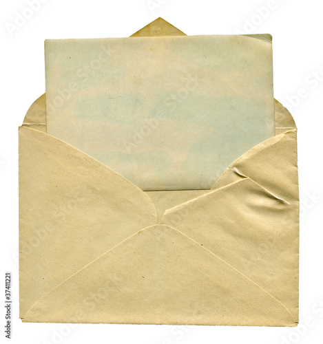 Envelope with blank card
