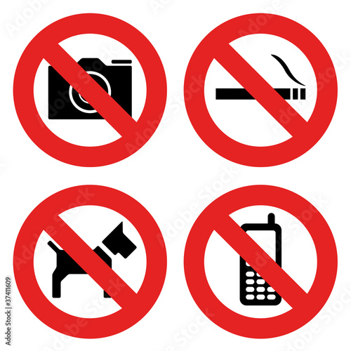 vector no allowed marks