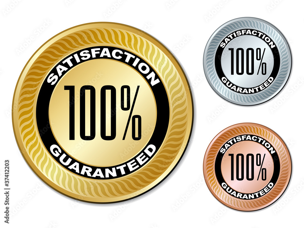 vector satisfaction guaranteed labels