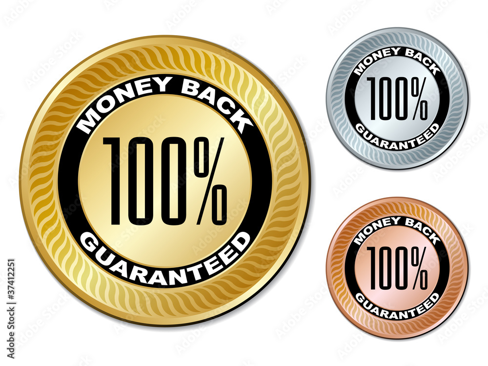 vector money back guaranteed labels vector money back guaranteed labels