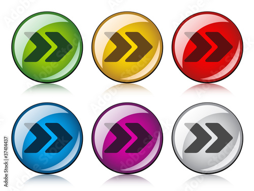 vector arrow buttons