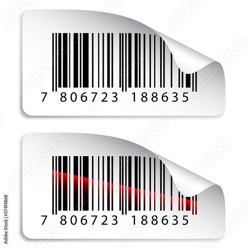 vector barcode stickers