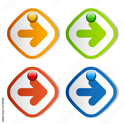 vector arrow stickers