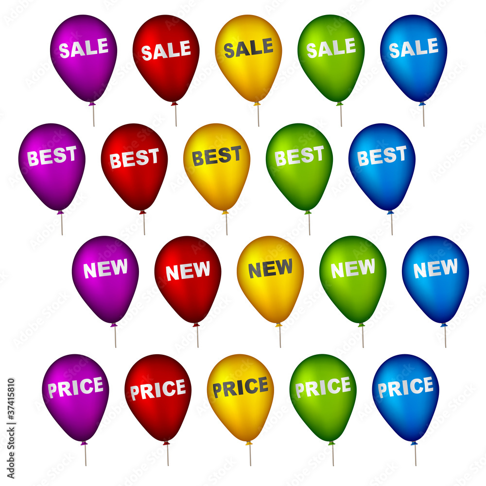 vector sale party balloons vector sale party balloons