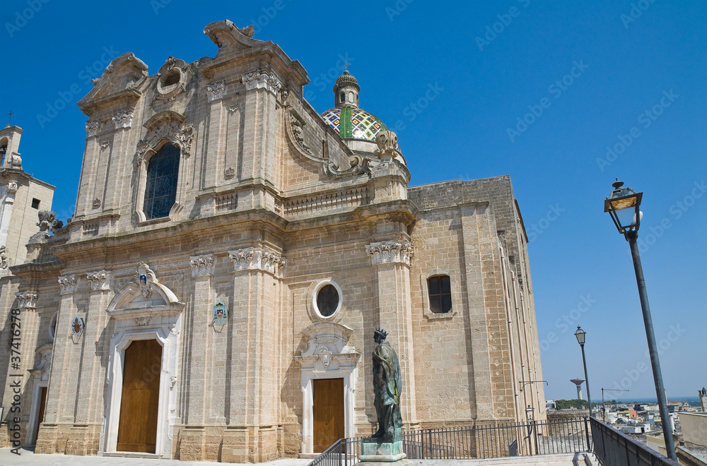 Cathedral Basilica. Oria. Puglia.  Italy.