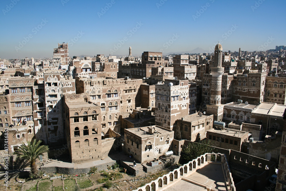 Views of Sanaa, Yemen.