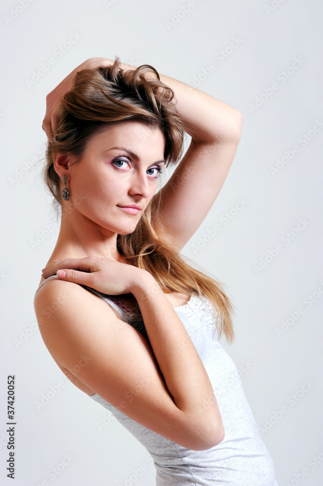 Portrait of beautiful woman Portrait of beautiful woman