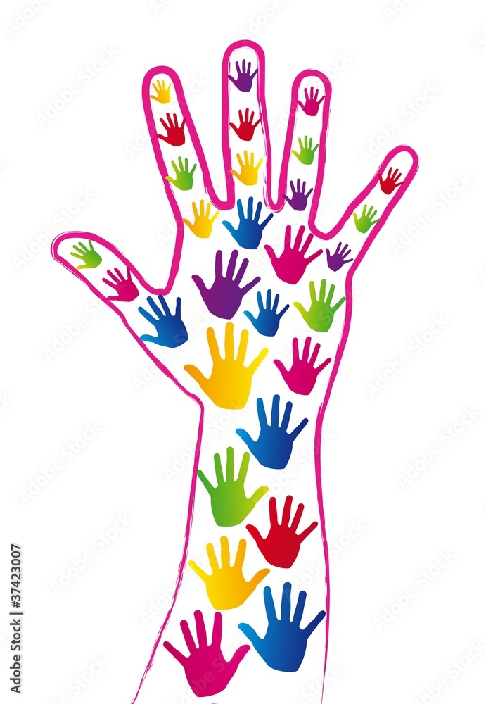 conceptual hand conceptual hand