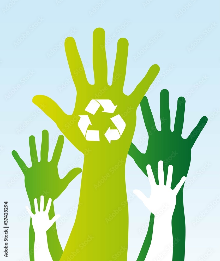 Fototapeta premium recycle sign