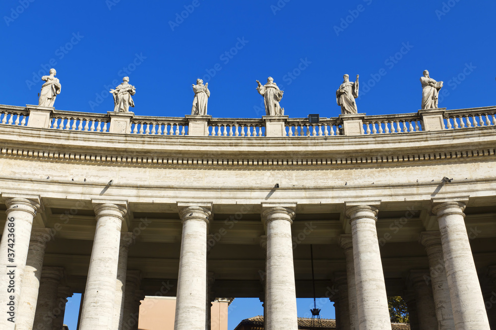 Colonnato del Bernini, basilica di San Pietro in Vaticano