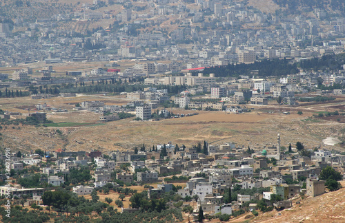 Nablus - a city in the West Bank Iordan. Israel photo