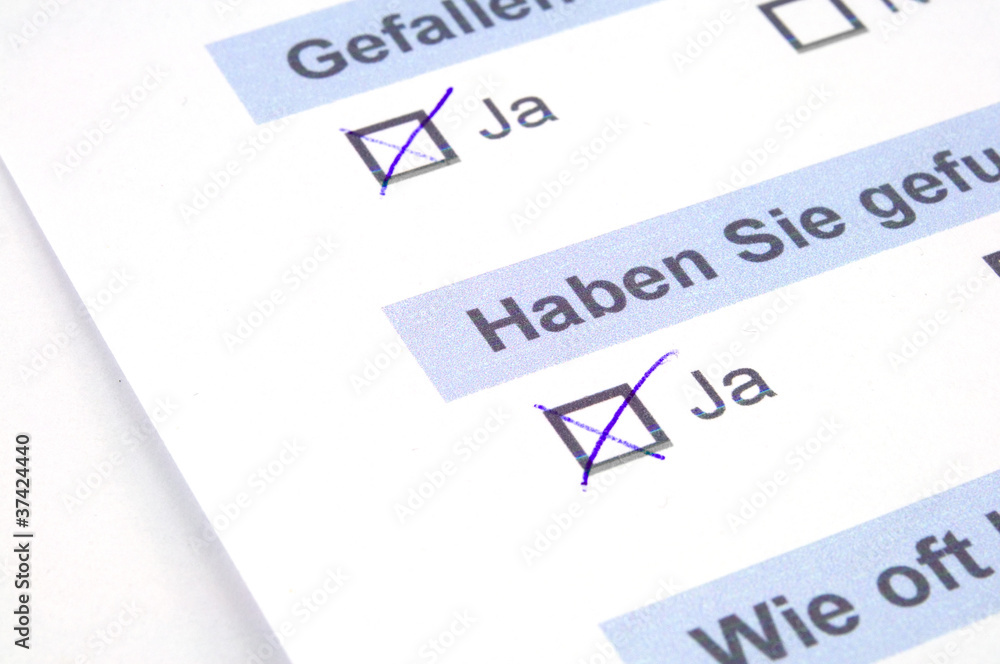Meinungsumfrage Meinungsumfrage