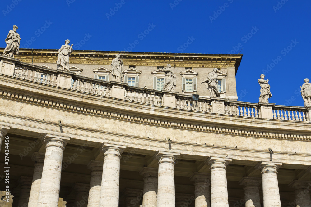 Fototapeta premium Colonnato del Bernini, San Pietro in Vaticano