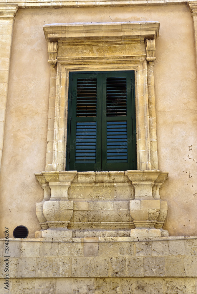 Sizilien - Noto - geschlossenes Fenster Sizilien - Noto - geschlossenes Fenster
