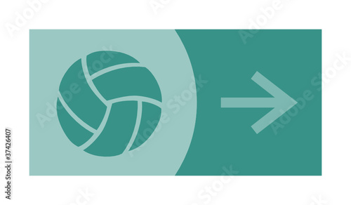 signe, symbole, picto, logo, flèche, football, ballon, stade