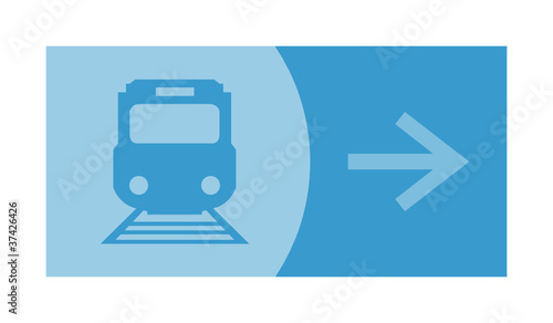 signe, symbole, picto, logo, flèche, tramway, train, transport