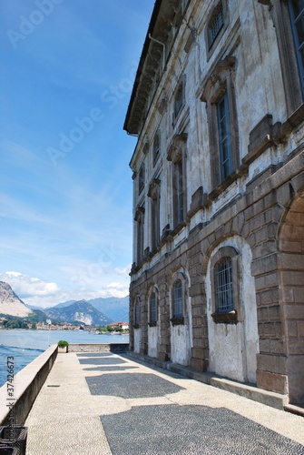 Borromean Palace on Isola Bella, Island on Maggiore lake, Italy