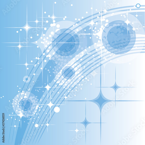 Abstract light blue background. Vector illustration.