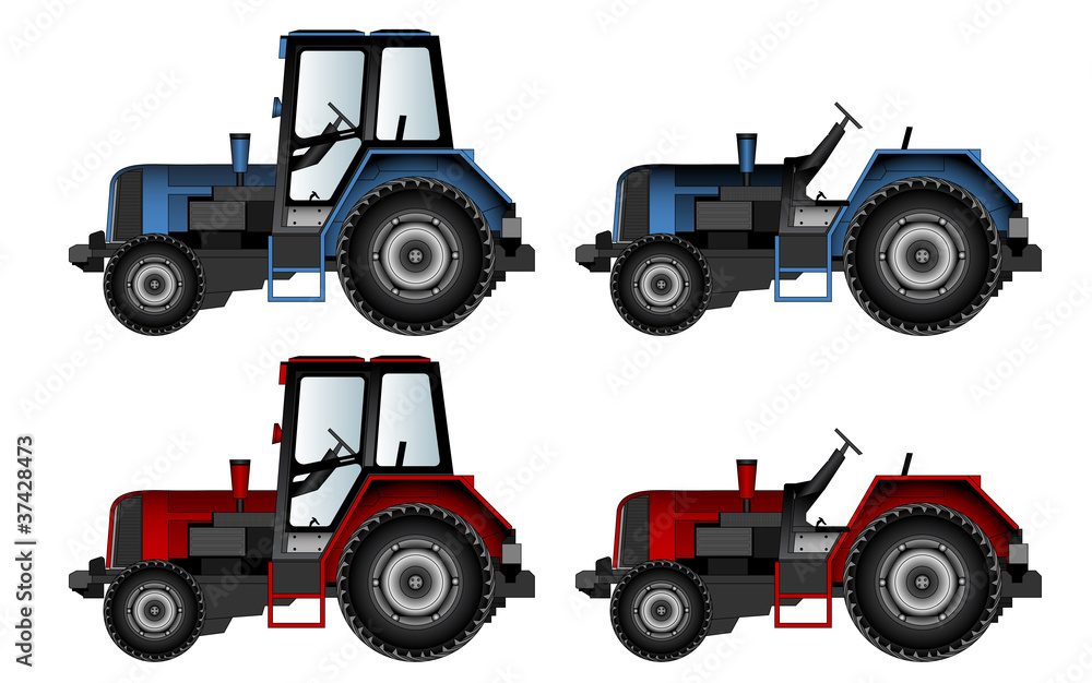 agricultural machinery, tractors, vector agricultural machinery, tractors, vector