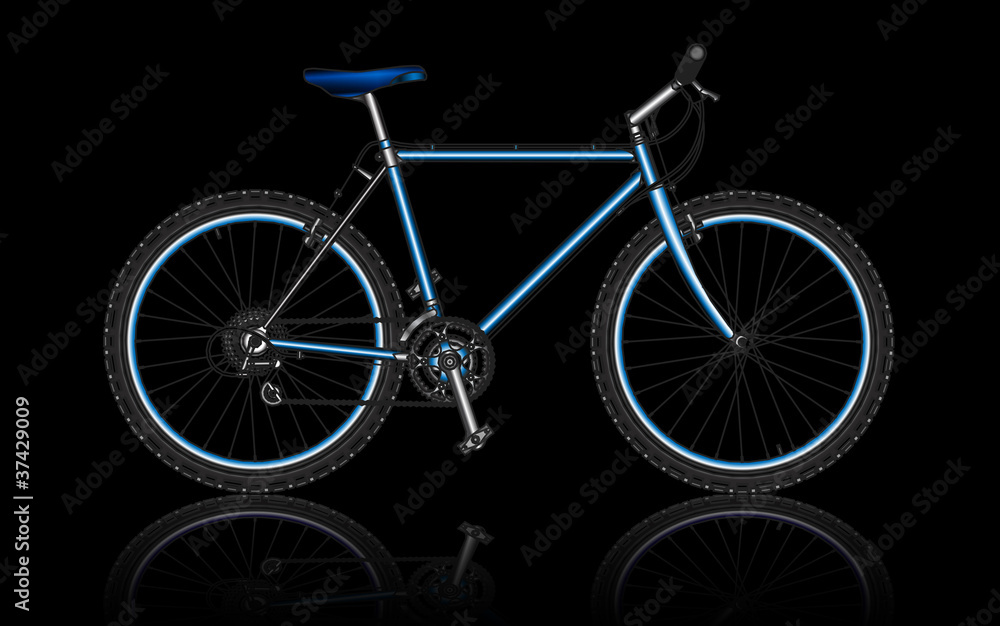 Fototapeta premium mountain bike, vector