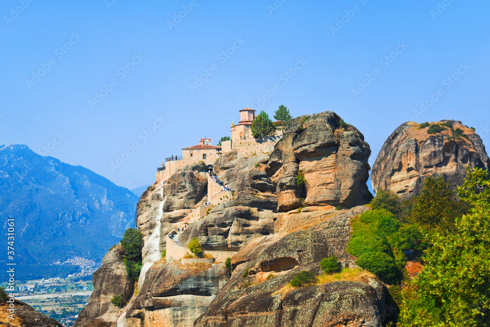 Naklejka premium Meteora monastery in Greece