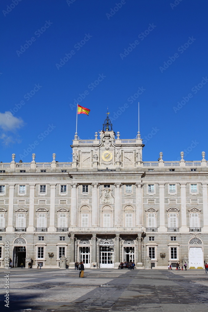 Obraz premium Palacio Real in Madrid, Spain