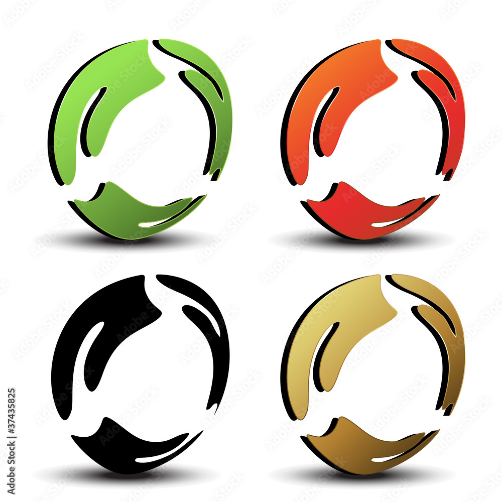 Vector circular symbols