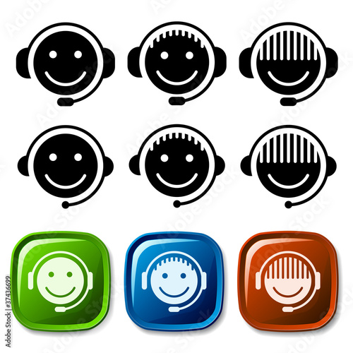 vector support icons