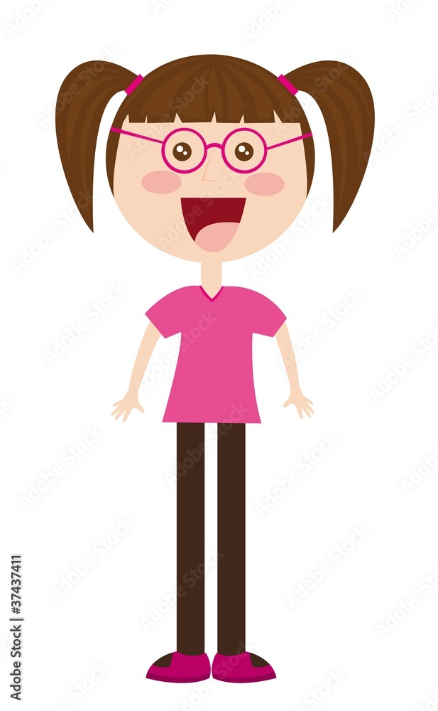 girl with nerd glasses girl with nerd glasses