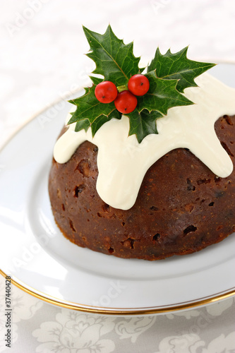 Quadro su tela homemade christmas pudding