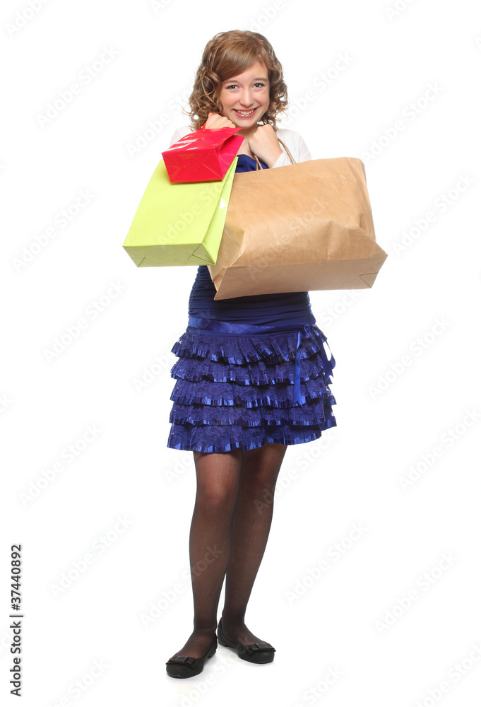 Shopping pretty girl. Shopping pretty girl.