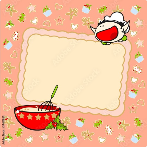 Christmas baking card