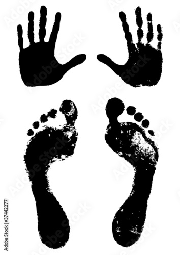 hands and feet print