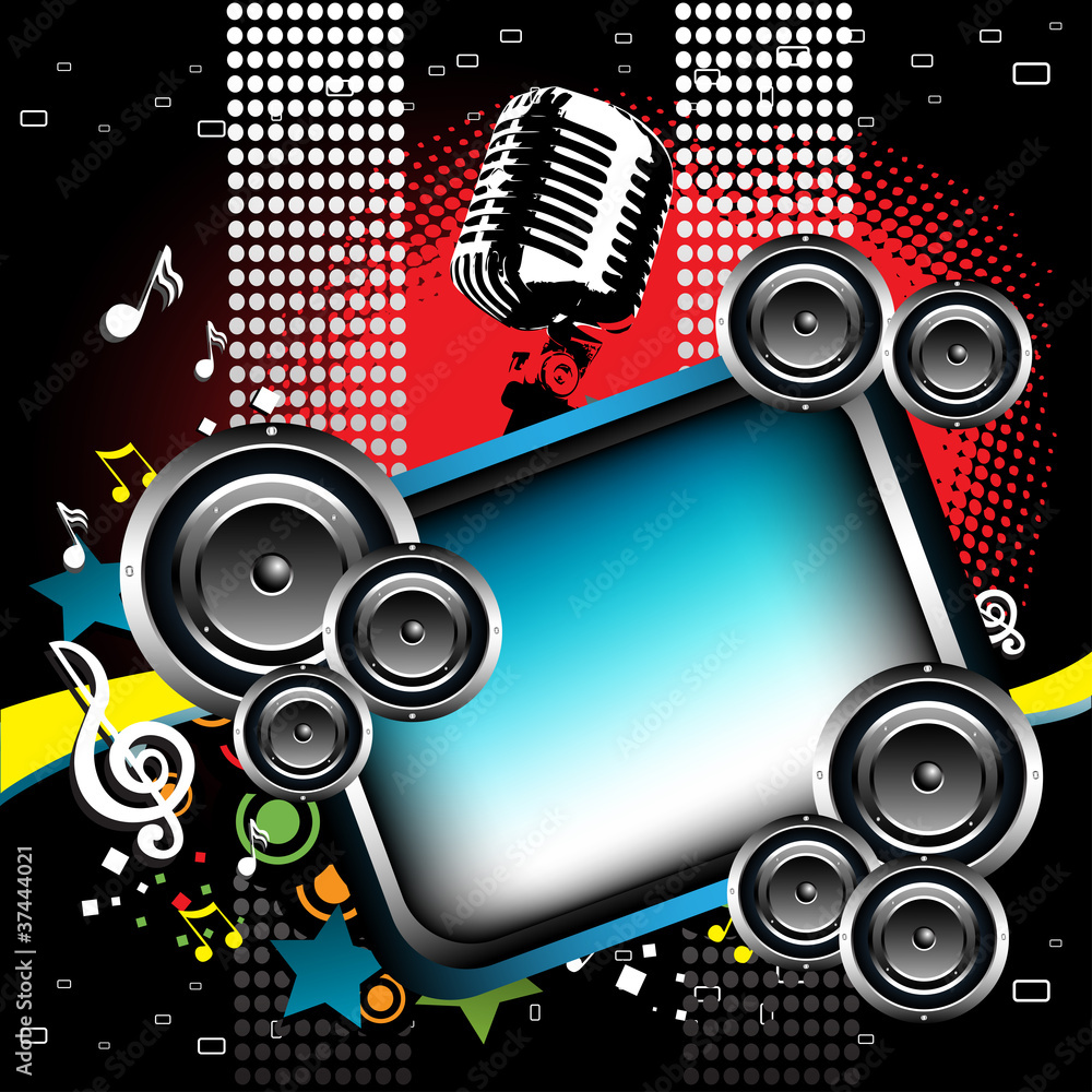 Obraz premium Musical frame