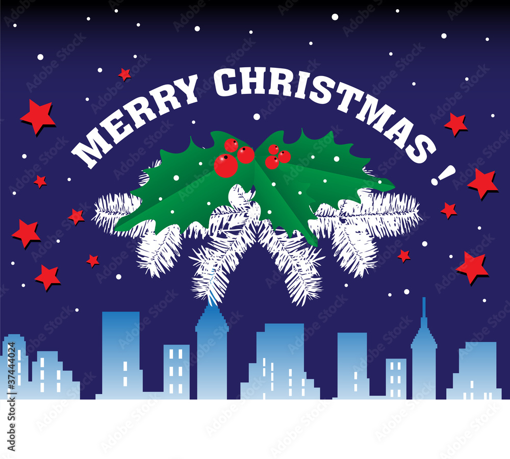 Fototapeta premium Christmas greeting