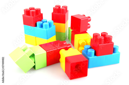 Plastic toy blocks