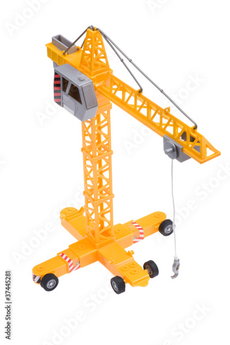 The lifting crane toy