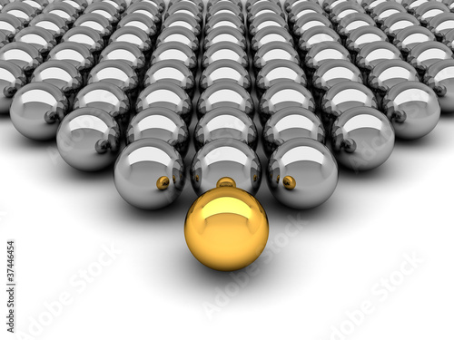 Leadership concept - 3D ill...