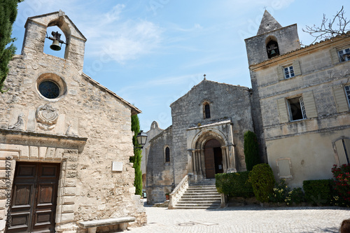 Church and cethedral in Baux de Provence photo