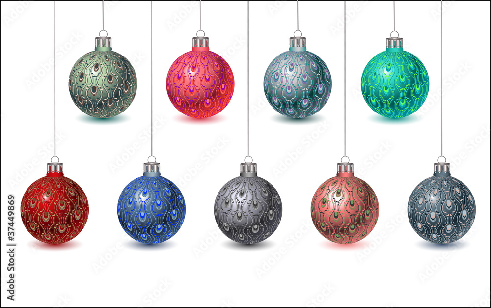 Christmas Balls, vector Christmas Balls, vector