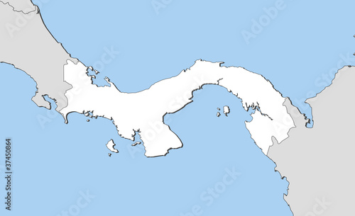 Map of Panama
